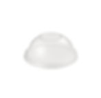 מכסה כיפה שקוף מפלסטיק קשיח תואם לקינוחית קראפט 100 מ״ל – מתאים לכוס גלידה כדור אחד – למזון חם או קר – 1,000 יח׳ לאריזה