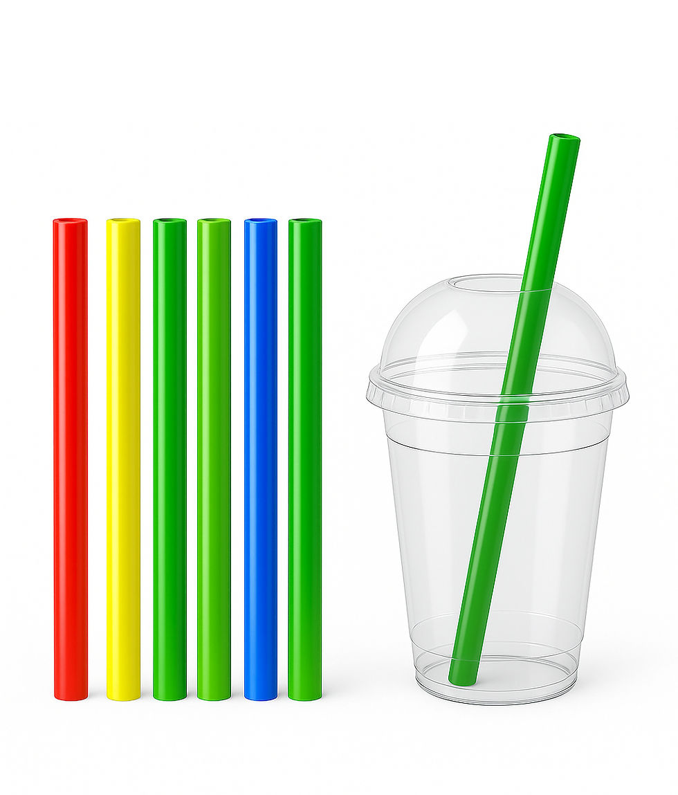 קש בובה צבעוני 10 מ"מ – קש שתייה עבה במיוחד לשייקים ובאבל טי – מגוון צבעים – 4,000 יחידות