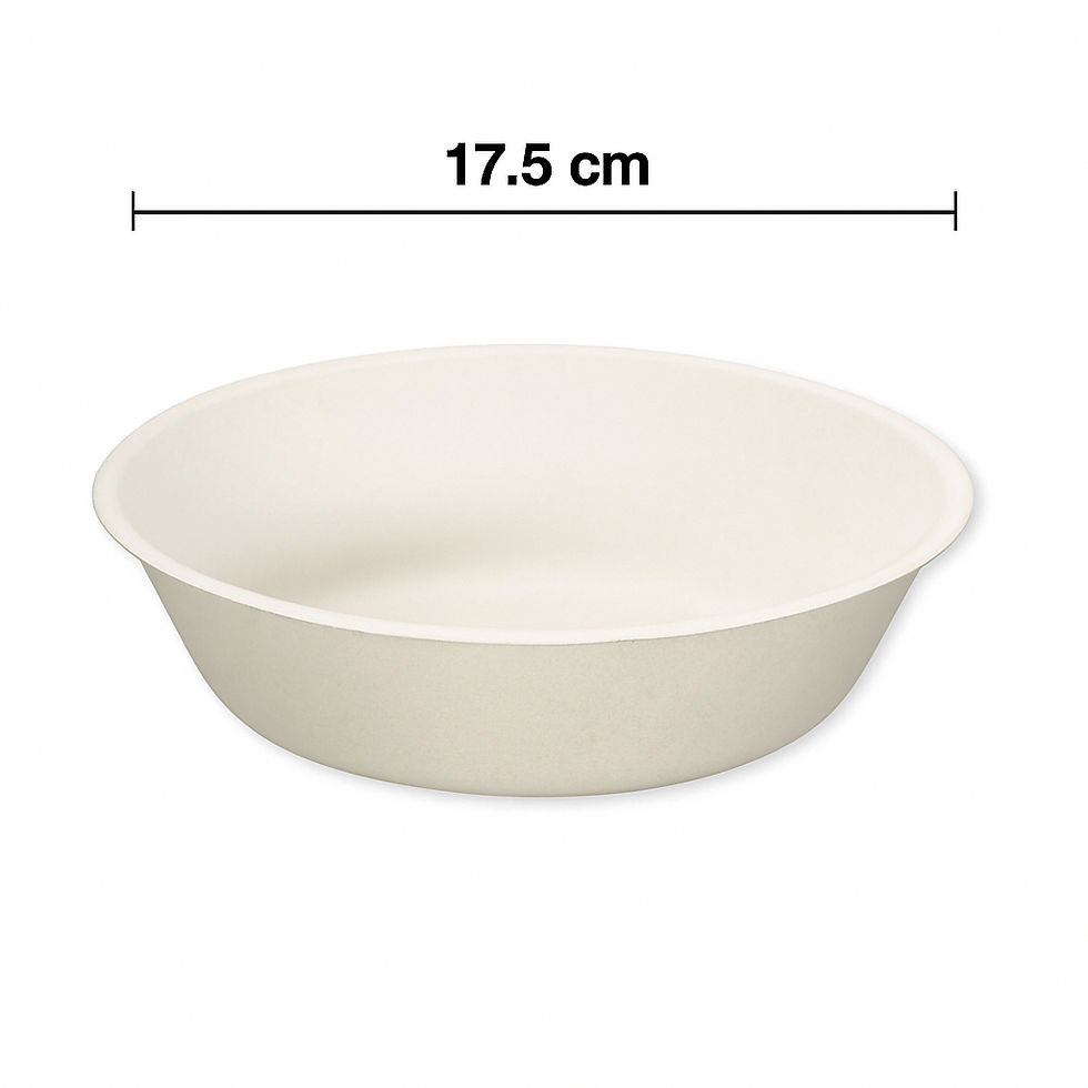 קערה חד פעמית מתכלה מקנה סוכר 850 מ"ל – קנה סוכר