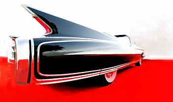 1960 Cadillac Fin Art Adam Rabinowitz