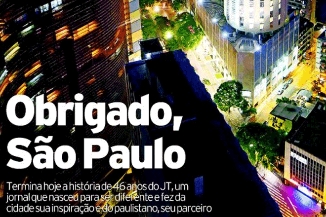 A ousadia que só o 'JT' teve está contada em livro nostálgico