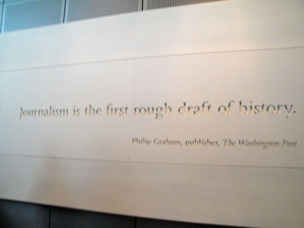 FRASE DO DIA: Jornalismo e história