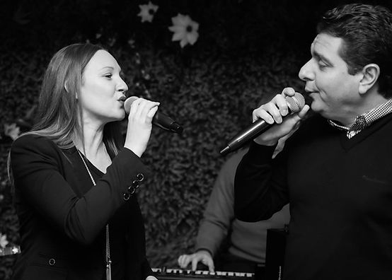 Peny and Konstantinos of Athena Greek Band