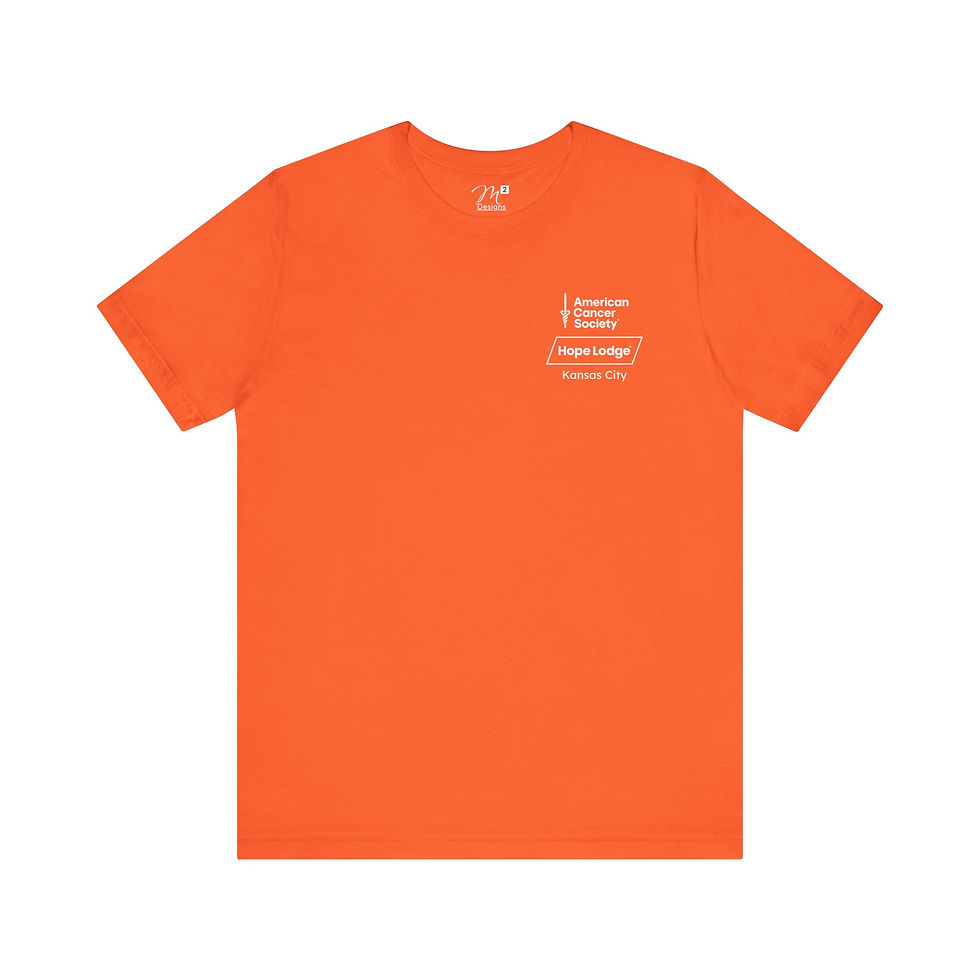 Thumbnail: Unisex Short Sleeve Tee, Hope Lodge Kansas City 25 Years of Hope, White Design