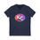 Thumbnail: KC Proud (red to purple oval) Unisex V-Neck Tee, Kansas City PROUD