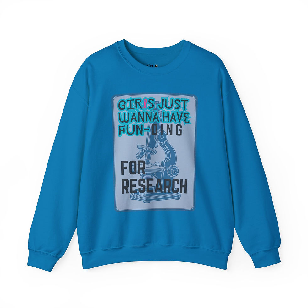 Thumbnail: Girls Just Wanna have FUN-DING, Unisex Sweatshirt, Gender Equality, Science