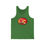 Thumbnail: KC Proud (gold to red oval color letters) Unisex Jersey Tank, Kansas City