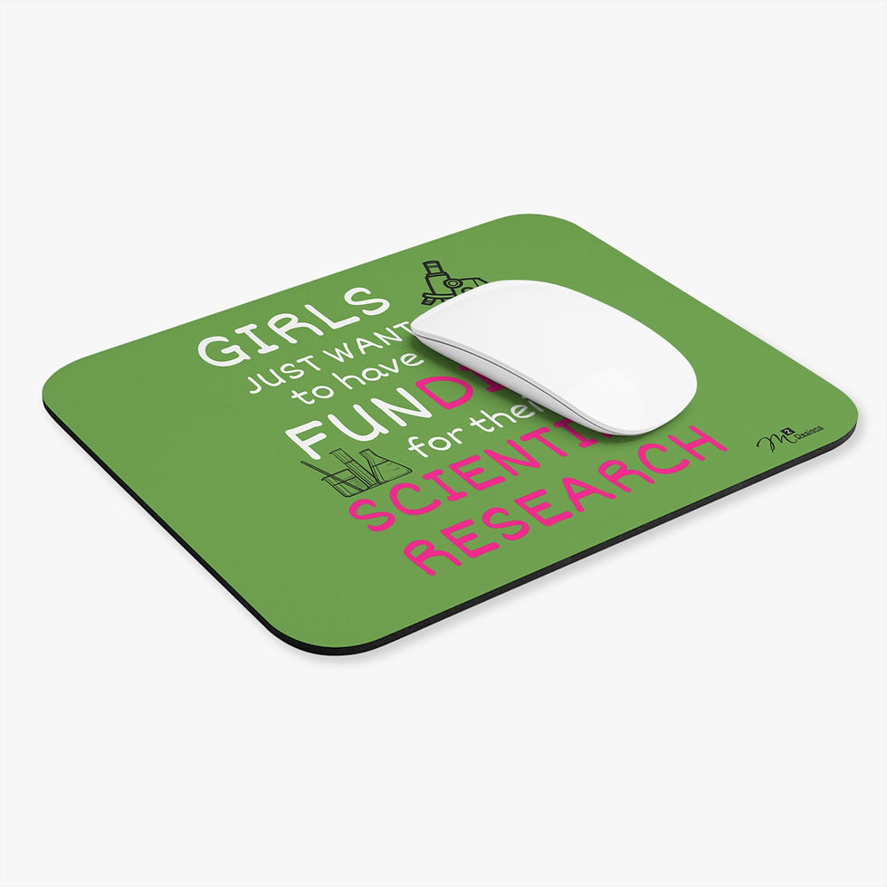 Thumbnail: Girls Just Want to Have Funding Mouse Pad, Green, Desk Accessory Gender Equality