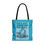 Thumbnail: Girls Just Wanna have FUN-DING Tote Bag, Turquoise 13x13, 16x16, 18x18 Science