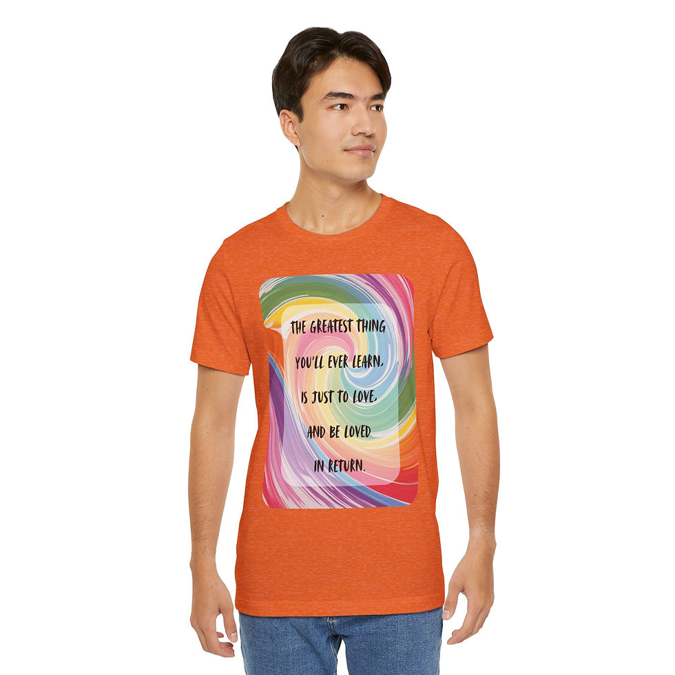 Thumbnail: The Greatest Thing Unisex Tee, Inspirational & Inclusive Apparel for Everyone