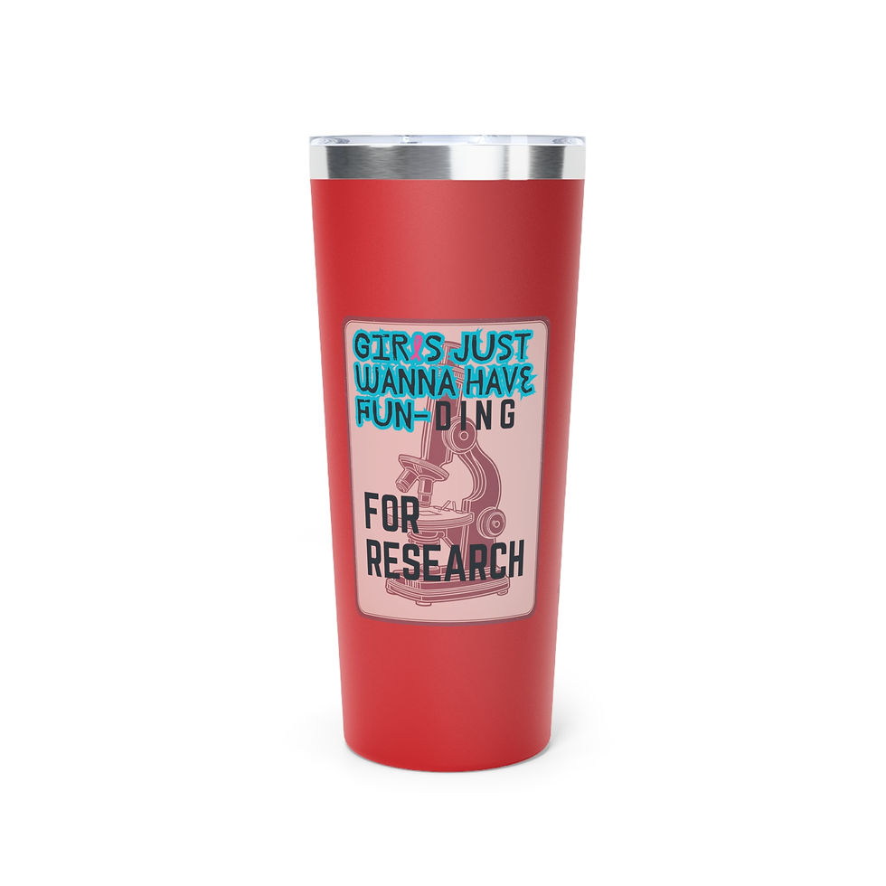 Thumbnail: Girls Just Wanna have FUN-DING Tumbler - 22oz Copper Insulated Travel Mug