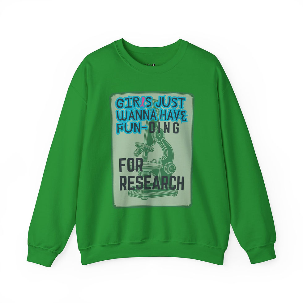 Thumbnail: Girls Just Wanna have FUN-DING, Unisex Sweatshirt, Gender Equality, Science