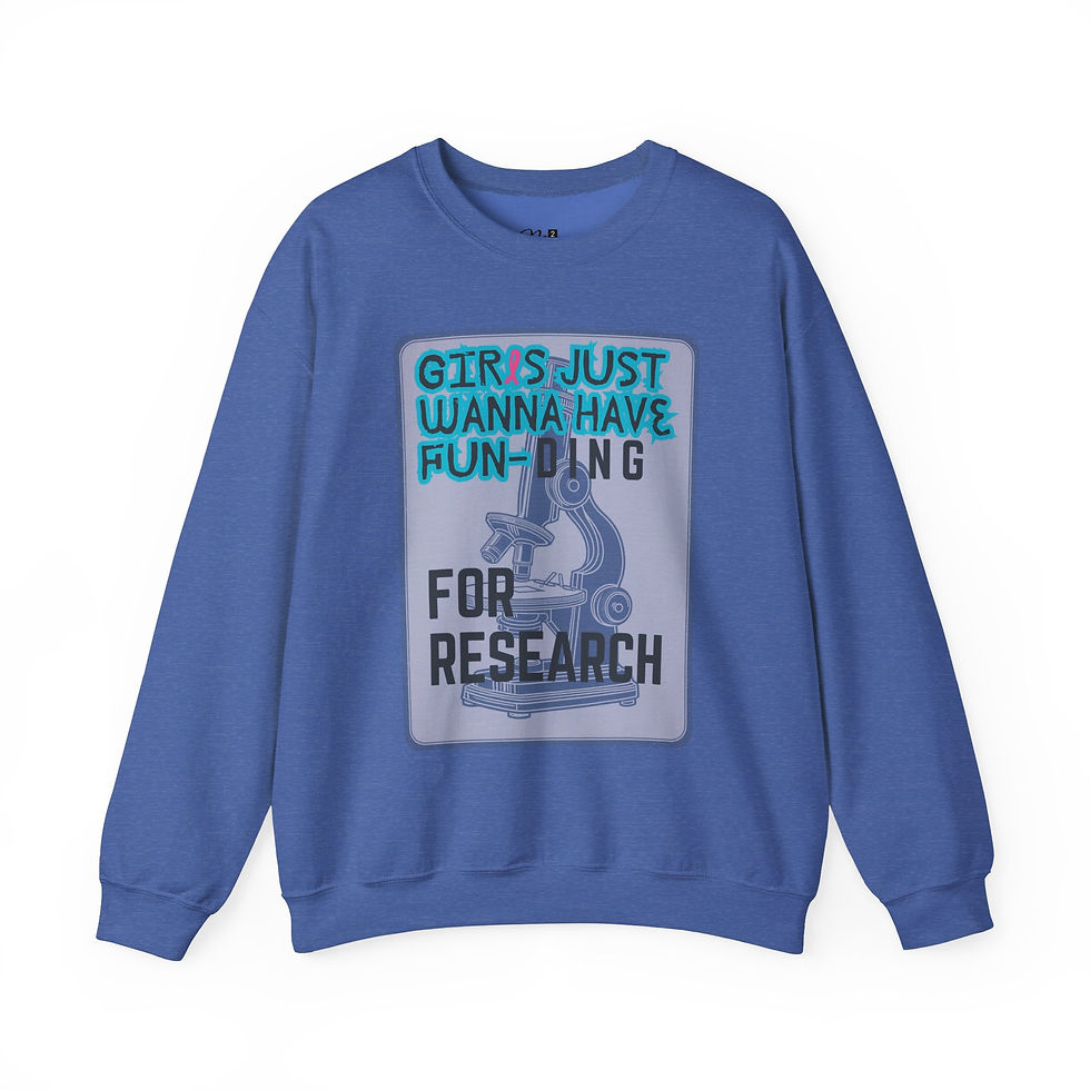 Thumbnail: Girls Just Wanna have FUN-DING, Unisex Sweatshirt, Gender Equality, Science