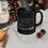 Thumbnail: Black Ceramic Mug, Hope Lodge Kansas City 25 Years of Hope, White Design