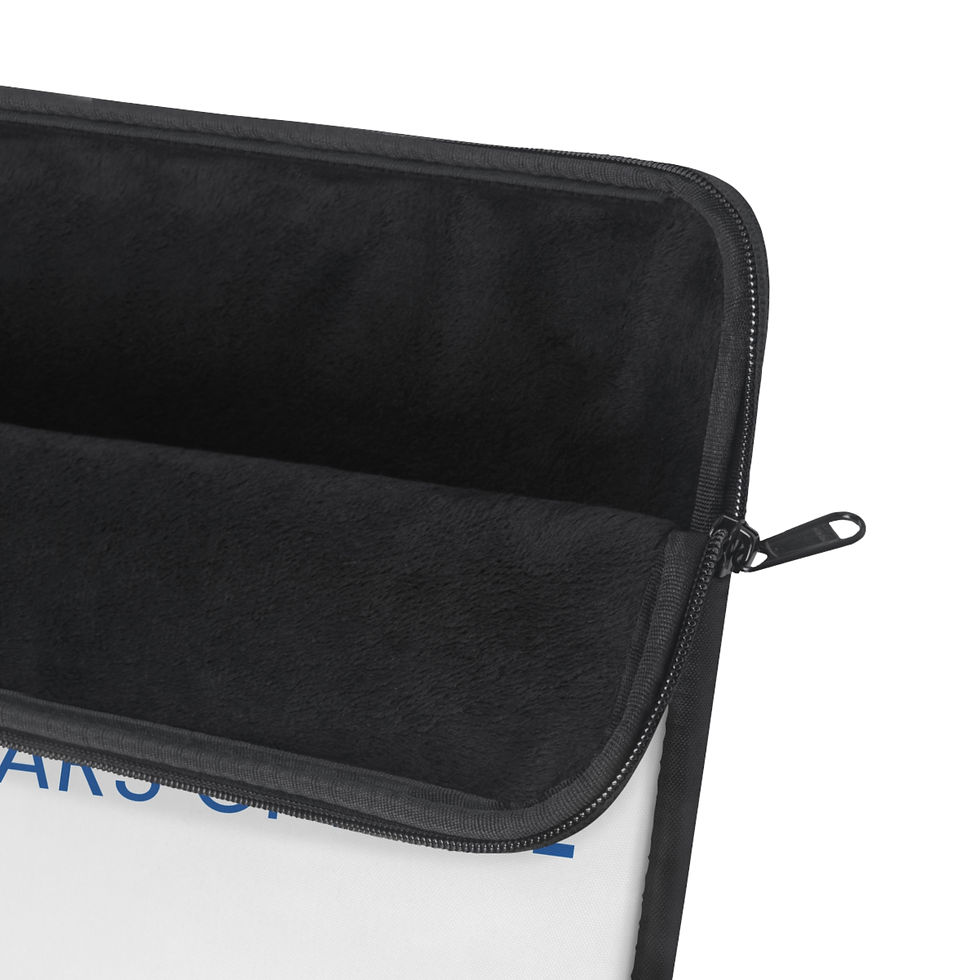 Thumbnail: White Tablet Sleeve, Hope Lodge Kansas City 25 Years of Hope, Blue Design