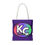 Thumbnail: KC Proud (red, purple, green oval) Tote Bag, Purple 13x13, 16x16, 18x18 