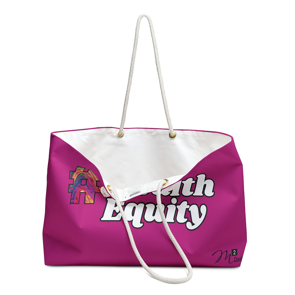 Thumbnail: Clinical Trial Diversity Matters #HealthEquity Weekend Bag Rainbow/Pink