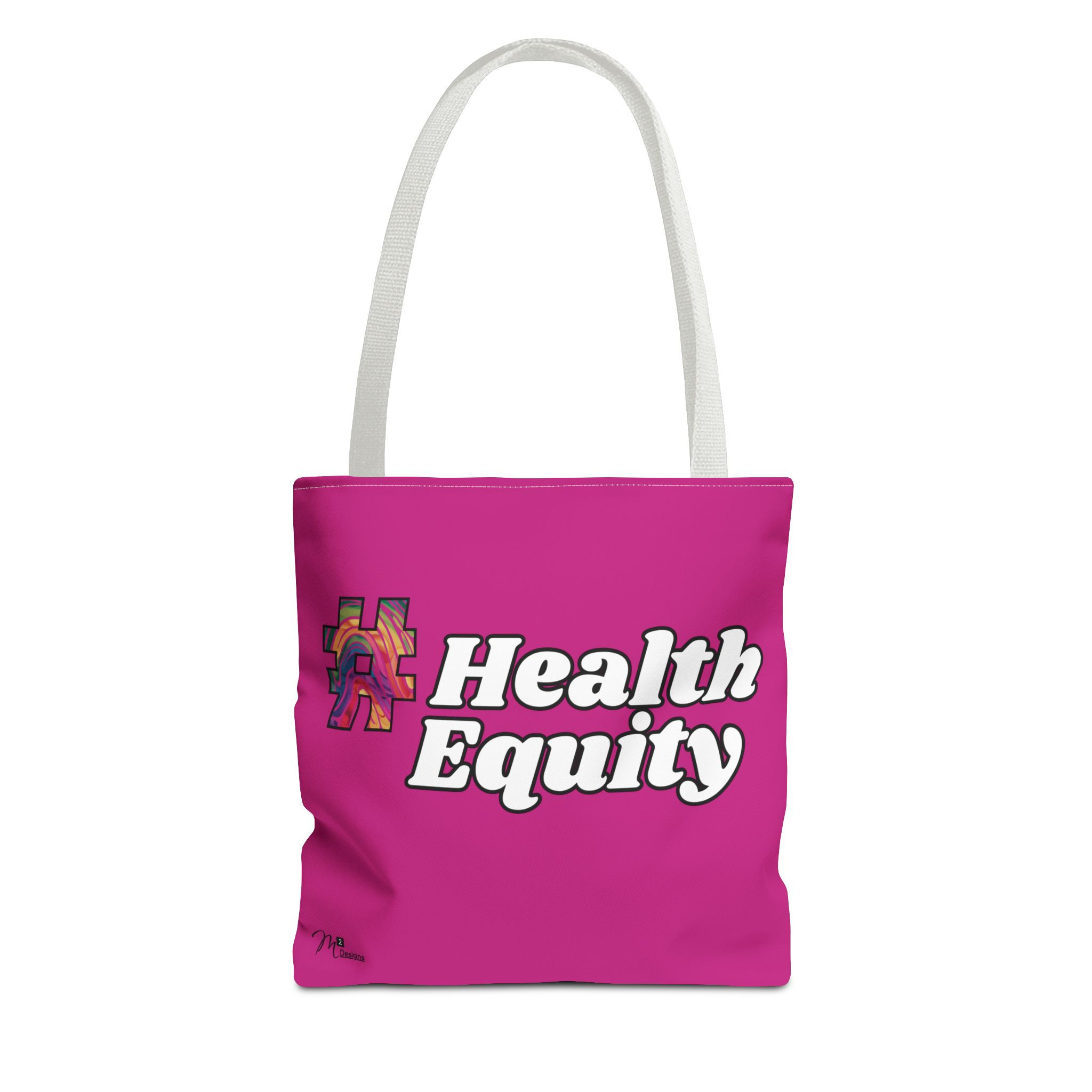 Clinical Trial Diversity Matters #HealthEquity Tote Bag, Rainbow/Pink