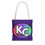 Thumbnail: KC Proud (red, purple, green oval) Tote Bag, Purple 13x13, 16x16, 18x18 