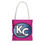 Thumbnail: KC Proud (blue gradient white letters) Tote Bag, Pink 13x13, 16x16, 18x18 