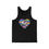 Thumbnail: KC Proud rainbow wave heart Unisex Jersey Tank, Positivity, Diversity, PRIDE