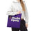 Thumbnail: Clinical Trial Diversity Matters #HealthEquity Tote Bag, Rainbow/Purple