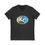 Thumbnail: KC Proud (yellow, blue, aqua oval) Unisex V-Neck Tee, Kansas City PROUD