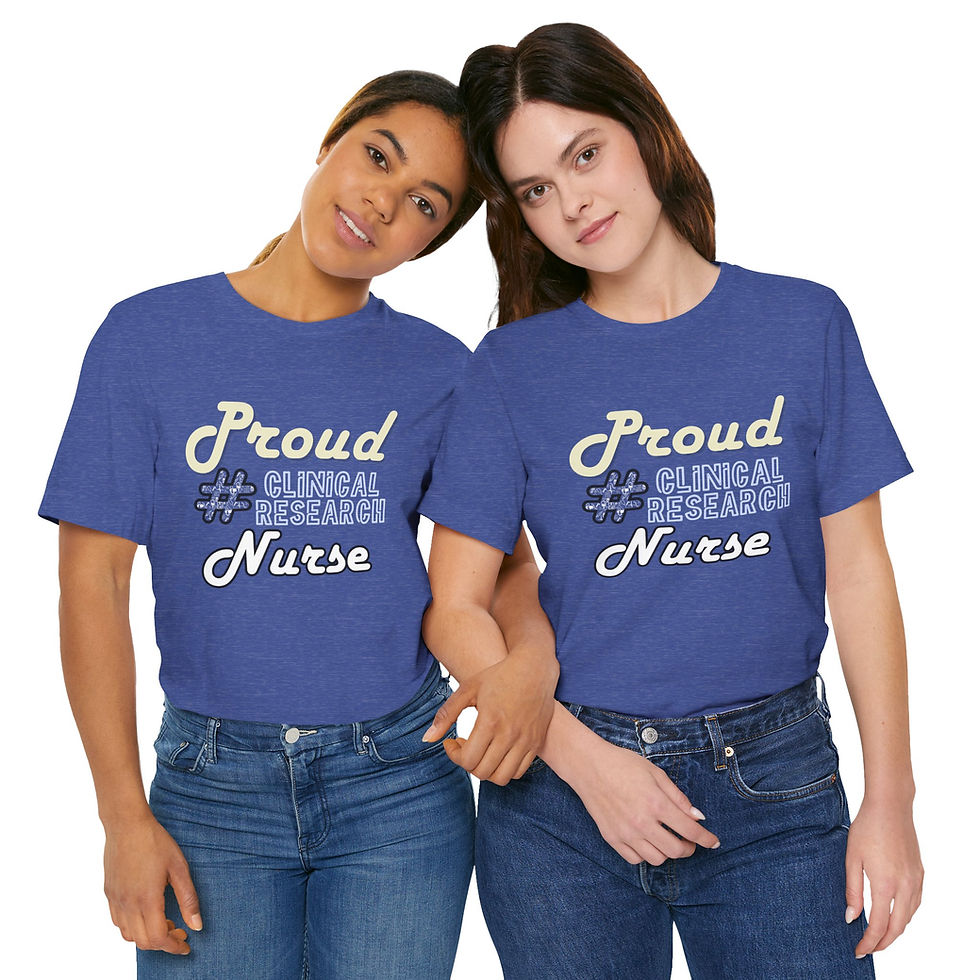 Thumbnail: Proud Clinical Research Nurse Unisex Tee, Healthcare & Science