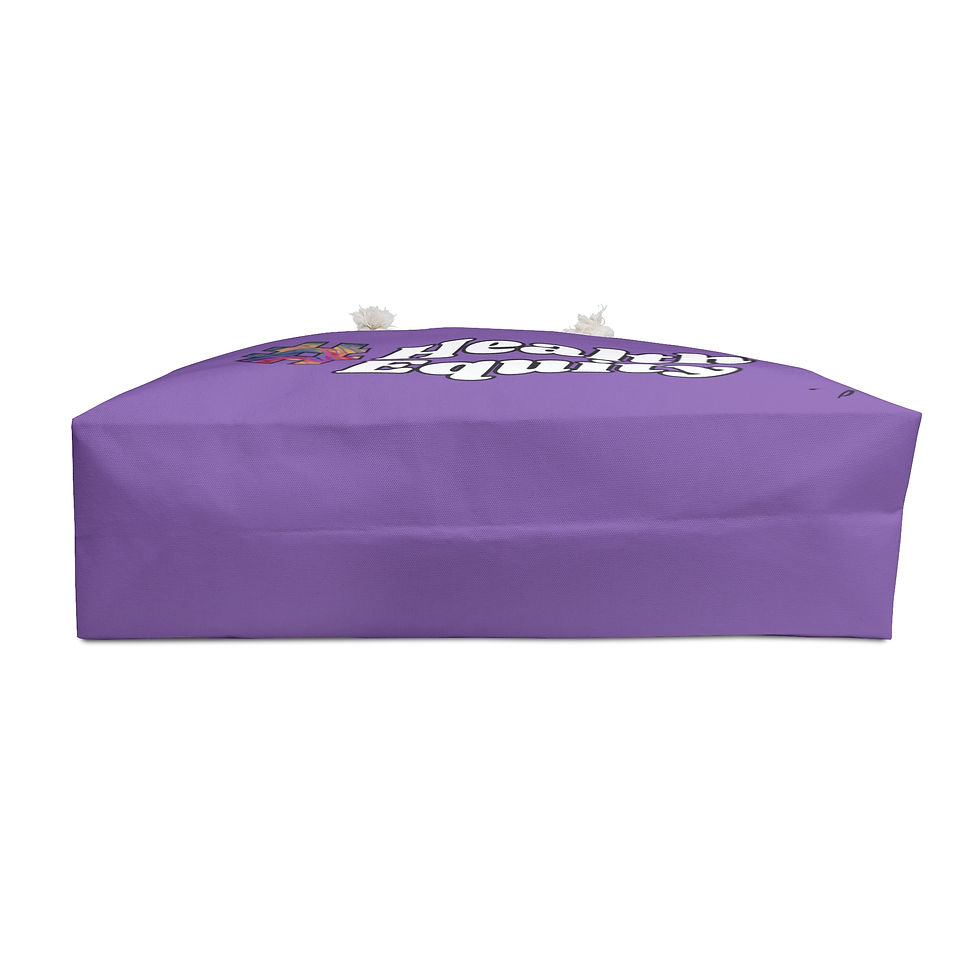 Thumbnail: Clinical Trial Diversity Matters #HealthEquity Weekend Bag Rainbow/Light Purple