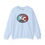Thumbnail: KC Proud (aqua to red oval white letters) Unisex Heavy Blend Crewneck Sweatshirt
