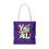 Thumbnail: Y’all Means All Tote Bag, Purple, 13x13 16x16 18x18, Equality, Inclusion, LGBTQ+