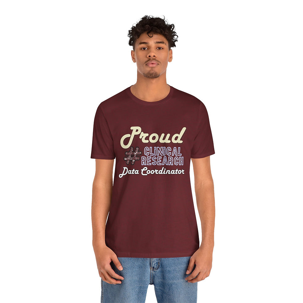 Thumbnail: Proud Clinical Research Data Coordinator Unisex Tee, Healthcare & Science