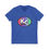 Thumbnail: KC Proud (red, purple, green oval) Unisex V-Neck Tee, Kansas City PROUD