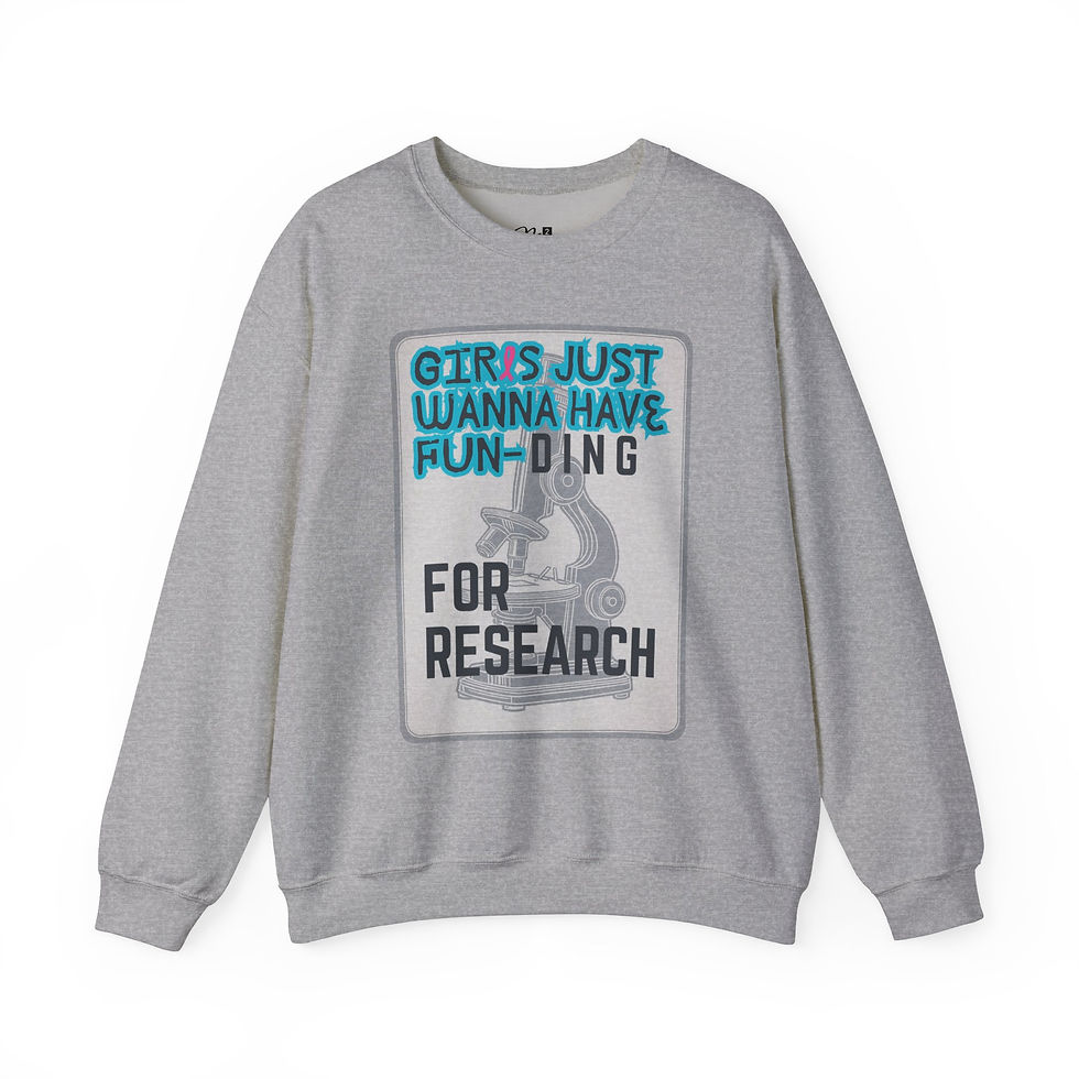 Thumbnail: Girls Just Wanna have FUN-DING, Unisex Sweatshirt, Gender Equality, Science