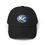 Thumbnail: KC Proud (blue gradient oval white letters) Unisex Distressed Cap, Kansas City