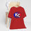 Thumbnail: KC Proud (blue to red oval) Unisex Tee, Kansas City PROUD