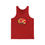Thumbnail: KC Proud (gold to red oval color letters) Unisex Jersey Tank, Kansas City