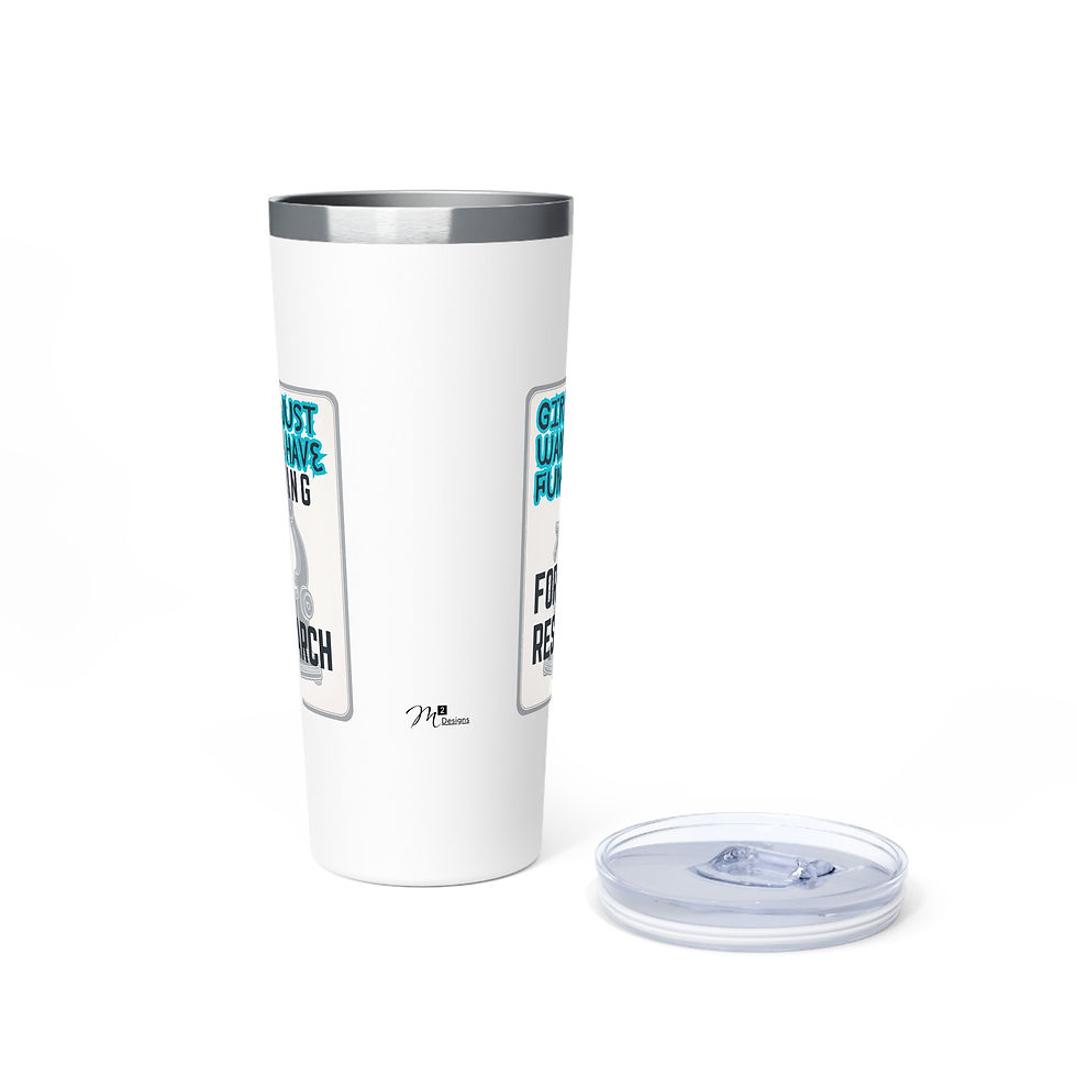 Thumbnail: Girls Just Wanna have FUN-DING Tumbler - 22oz Copper Insulated Travel Mug