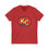 Thumbnail: KC Proud (red oval gold letters) Unisex V-Neck Tee, Kansas City PROUD