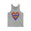 Thumbnail: Love Is Love Unisex Jersey Tank, Rainbow Heart, Positivity, Empowerment