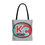 Thumbnail: KC Proud (aqua to red oval color letters) Tote Bag, Lt Grey 13x13, 16x16, 18x18 