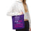 Thumbnail: Girls Just Want to have Funding Tote Bag, Purple 13x13, 16x16, 18x18 Science
