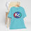 Thumbnail: KC Proud (red blue aqua oval) Unisex Tee, Kansas City PROUD