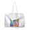 Thumbnail: Clinical Trial Diversity Matters Weekend Travel Bag, Rainbow/White Equality Tote