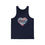 Thumbnail: Proud TRANS ALLY heart Unisex Jersey Tank, Positivity, Diversity, PRIDE