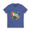 Thumbnail: KC Proud rainbow round Unisex V-Neck Tee, Diversity, Positivity, PRIDE