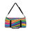 Thumbnail: Vibrant Wave Print Duffel Bag, Rainbow Waves, Illusion, Perfect for Gym & Travel