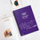 Thumbnail: Purple Spiral Notebook, Hope Lodge Kansas City 25 Years of Hope, White Design