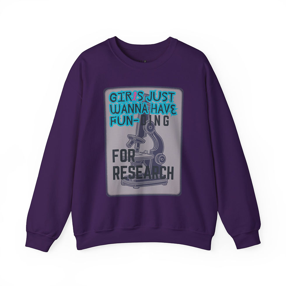 Thumbnail: Girls Just Wanna have FUN-DING, Unisex Sweatshirt, Gender Equality, Science