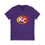 Thumbnail: KC Proud (gold to red oval white letters) Unisex V-Neck Tee, Kansas City PROUD